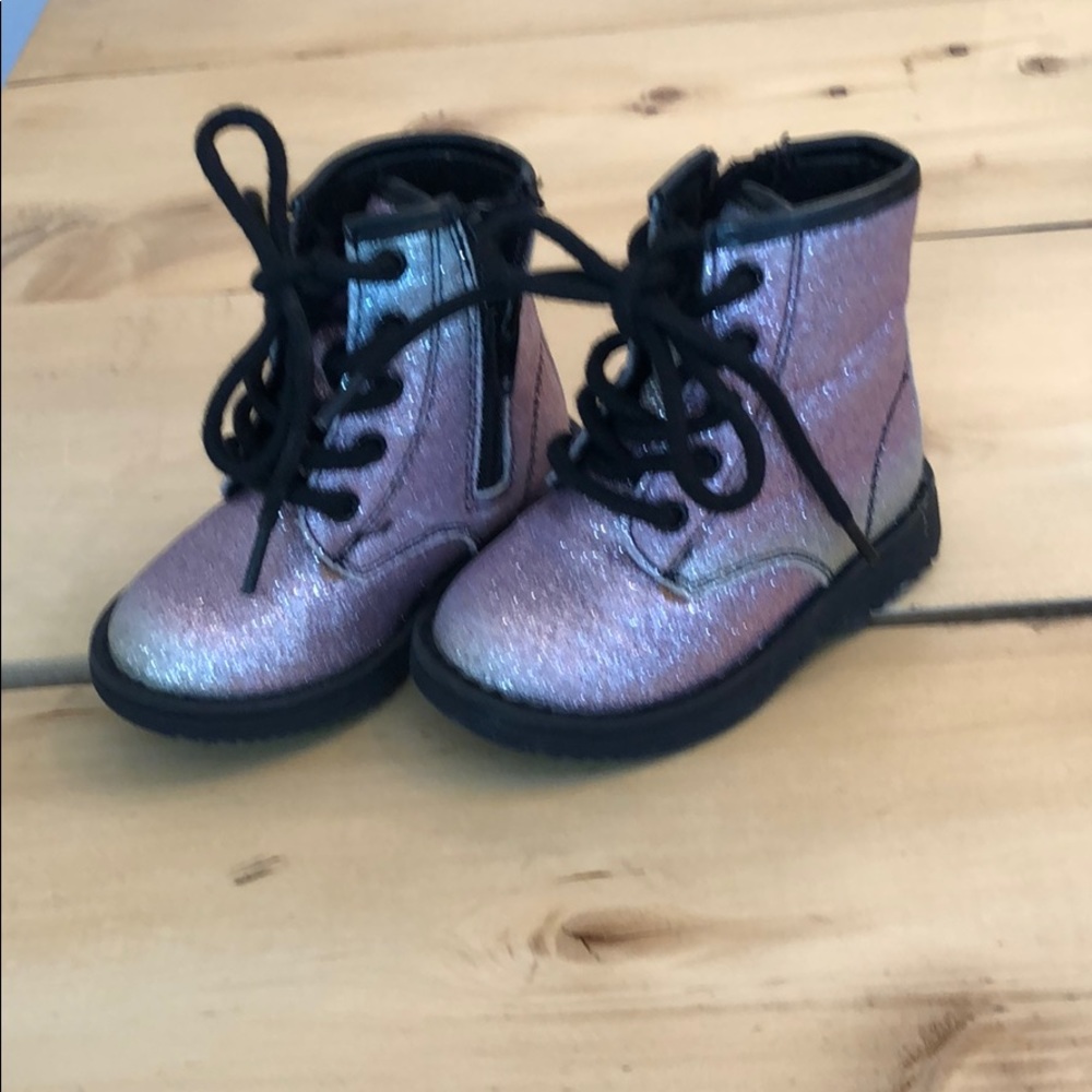 Toddler boots pink sparkle